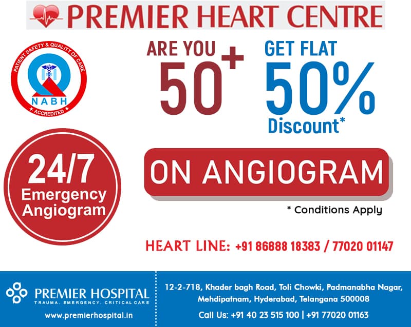 Are You 50+ Then Get Flat 50% Discount On Angiogram