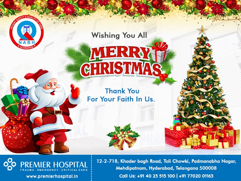 May This Christmas Bless You With Good Health & Happiness – Premier Hospitals
